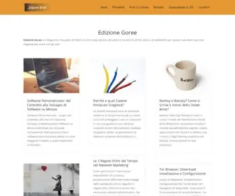 Edizionigoree.it(Edizioni Goree) Screenshot
