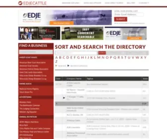Edjecattle.com(EDJE) Screenshot