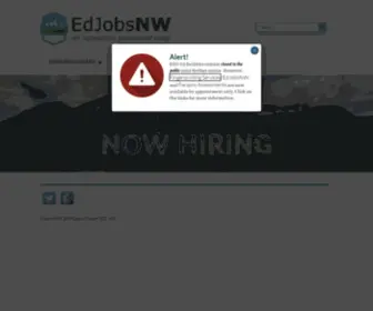 Edjobsnw.org(An education personnel coop) Screenshot