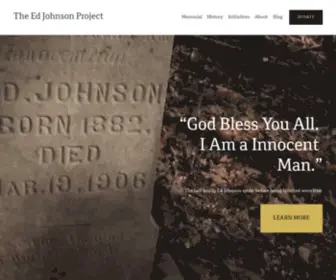 Edjohnsonproject.com(The Ed Johnson Project) Screenshot