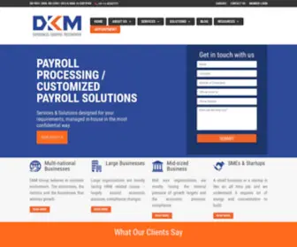 Edkmonline.com(Payroll services in India) Screenshot
