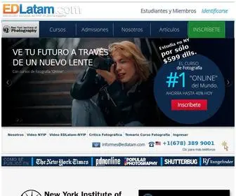 Edlatam.com(Cursos de fotografía online) Screenshot