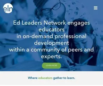 Edleadersnetwork.org(Ed Leaders Network) Screenshot