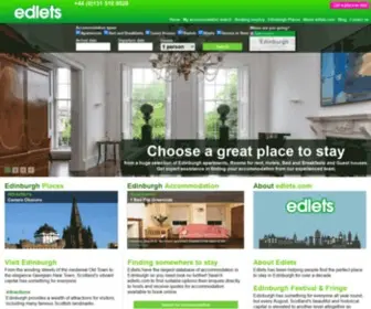 Edlets.com(Edinburgh Apartments and Rooms for Rent) Screenshot
