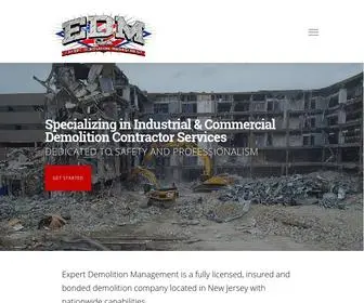 EDM-LLC.com(Specializing in Industrial & Commercial Demolition Contractor Services) Screenshot