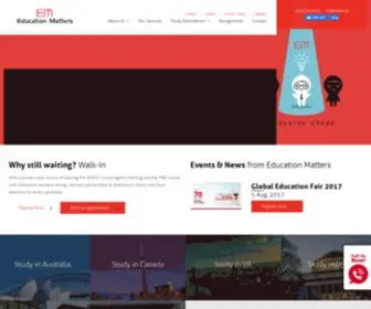 Edmat.org(Education matters) Screenshot