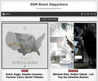 Edmboost.org(EDM Boost Zippyshare) Screenshot