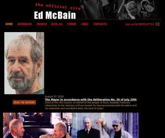 Edmcbain.com(Ed McBain) Screenshot