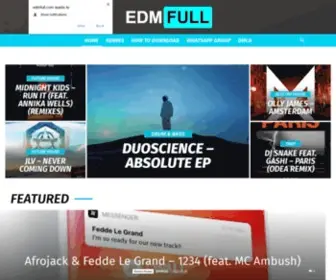 Edmfull.com(Download EDM MP3 320Kbps Quality Free) Screenshot