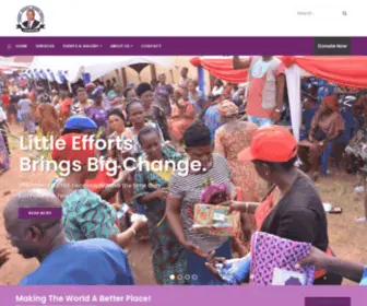 Edmnzelufoundation.org(Humanitarian Service) Screenshot