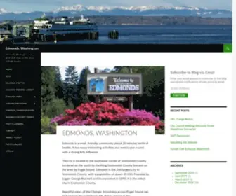 Edmonds-ON-Puget-Sound.com(Edmonds, Washington) Screenshot
