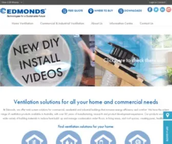 Edmonds.com.au(Bradford Ventilation) Screenshot