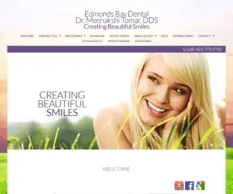 Edmondsbaydental.com(Edmonds WA Dentist) Screenshot