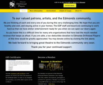 Edmondsdriftwoodplayers.org(Edmonds Driftwood Players) Screenshot