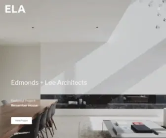 Edmondslee.com(Edmonds + Lee Architects) Screenshot