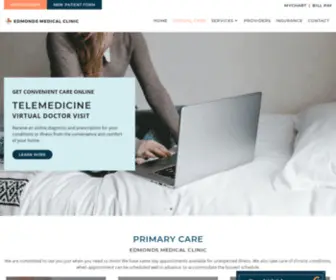 Edmondsmedicalclinic.com(Edmonds Medical Clinic) Screenshot
