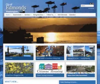 Edmondswa.gov(City of Edmonds Washington) Screenshot