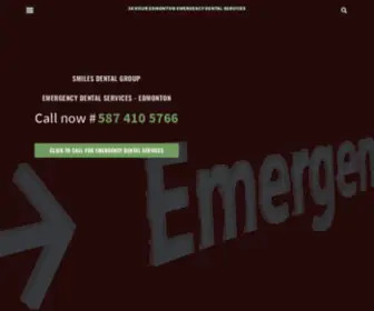 Edmontonemergencydentist.com(24 HOUR EDMONTON EMERGENCY DENTAL SERVICES) Screenshot