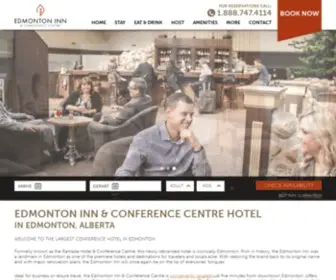 Edmontoninn.ca(Edmonton Inn & Conference Centre Hotel in Edmonton) Screenshot