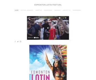 Edmontonlatinfestival.com(Edmontonlatinfestival) Screenshot