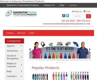 Edmontonpromotionalproducts.com(Edmonton Promotional Products) Screenshot