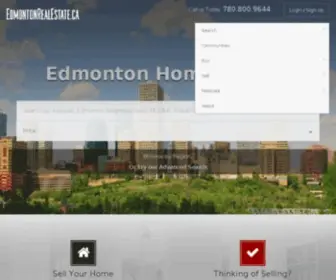 Edmontonrealestate.ca(Edmonton Real Estate) Screenshot