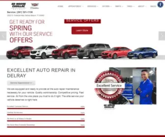 EdmorsecadillaCDelrayservice.com(Auto repair & Car Service Coupons) Screenshot