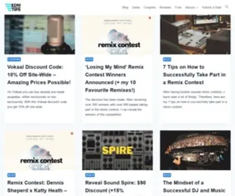 Edmproducertips.com(EDM Producer Tips) Screenshot