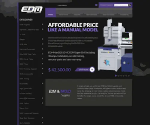 Edmsalesinc.com(EDM Sales & Supplies) Screenshot