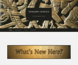 Edmundfairfax.com(Edmund Fairfax) Screenshot