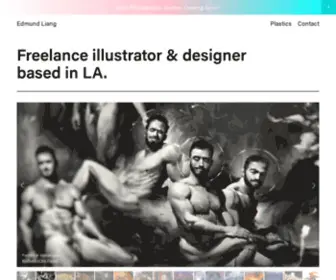 Edmundliang.com(Freelance creative director & illustrator based in LA. My specialty) Screenshot