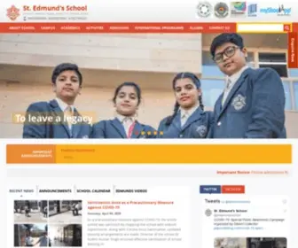 Edmunds.ac.in(Top 10 International Schools in Jaipur) Screenshot