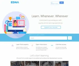 Edna.edu.au(Australian Online Courses) Screenshot