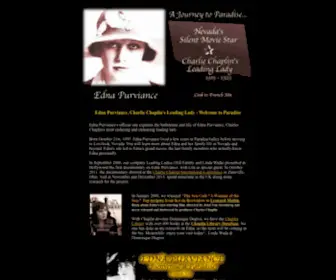 Ednapurviance.org(Edna Purviance) Screenshot