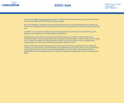 Edoc-Safe.de(Edoc Safe) Screenshot