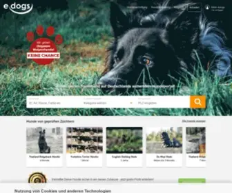 Edogs.de(Hunde kaufen und Hunde verkaufen) Screenshot