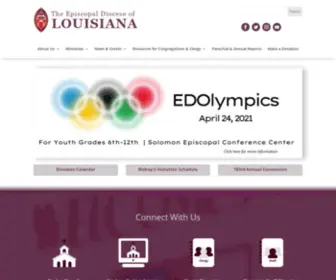 Edola.org(The Episcopal Diocese of Louisiana) Screenshot