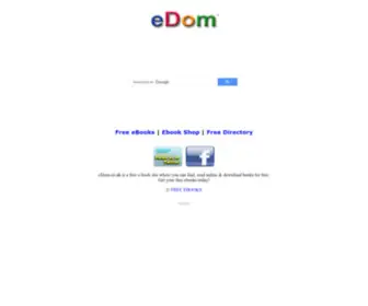 Edom.co.uk(Free ebooks) Screenshot