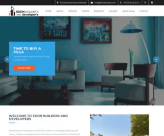 Edonbuilders.com(Edon Builders and Developers) Screenshot