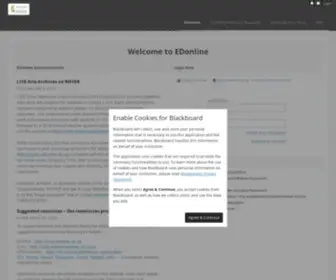 Edonline.sk.ca(Blackboard Learn) Screenshot