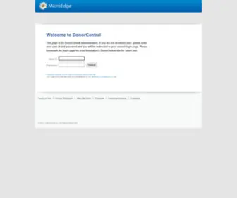 Edonorcentral.com(DonorCentral) Screenshot