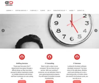 Edoorsinc.com(Just another WordPress site) Screenshot