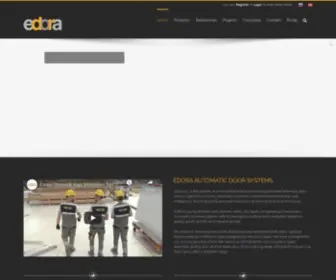 Edora.com(Automatic & Manual Revolving Door Systems) Screenshot