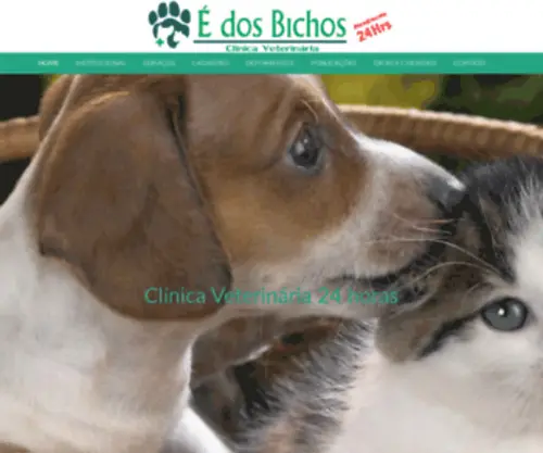 Edosbichos.com.br(Clínica Veterinária Campinas É dos Bichos) Screenshot