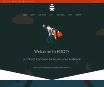 Edot3Design.co.uk(EDOT3 Web Design Agency Newcastle) Screenshot