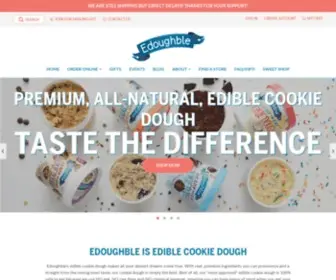 Edoughble.com(Edible Cookie Dough) Screenshot
