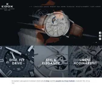 Edox.cz Screenshot