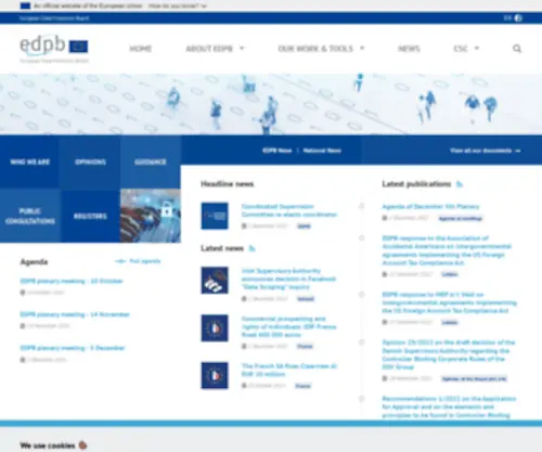 EDPB.europa.eu(EDPB) Screenshot