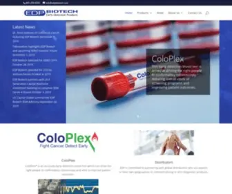 Edpbiotech.com(COVID Testing Knoxville) Screenshot