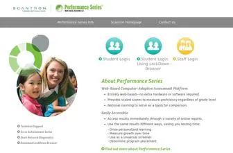 Edperformance.com(Scantron Performance Series) Screenshot